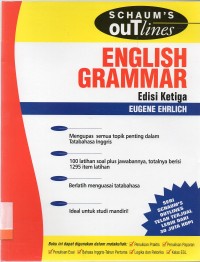 Schaum's outlines: english grammar