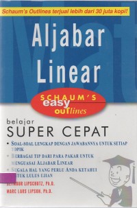 Schaum's: aljabar linear