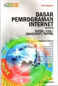 Dasar pemograman internet dengan XHTML/CSS/JAVASCRIPT/DHTML