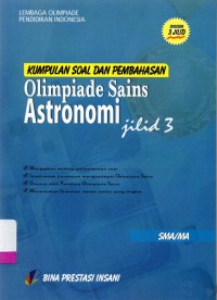 Kumpulan soal  dan pembahasan olimpiade sains Astronomi SMA/MA jilid 3