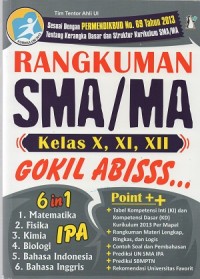 Rangkuman SMA Gokil Abiss/MA Kelas X, XI, XII