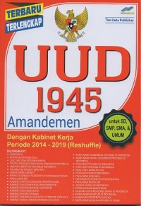 UUD 1945 Amandemen Periode 2014-2019