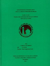 Konstruksi Kultur Keislaman SMAI Al Azhar 8 Summarecon Bekasi