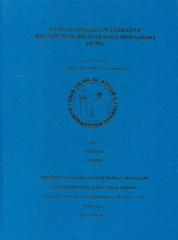 Pengaruh Sarapan Terhadap Konsentrasi Belajar Pada Siswa/i XII IPA