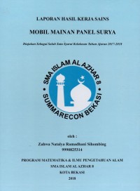 Mobil mainan panel surya