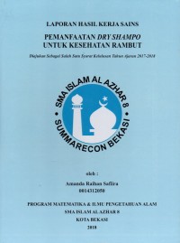 Pemanfaatan dry shampo untuk kesehatan rambut