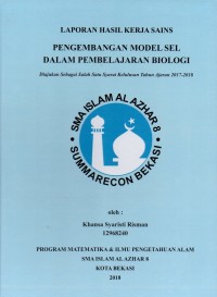 Pengembangan model sel dalam pembelajaran biologi