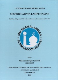 Sensor cahaya lampu taman