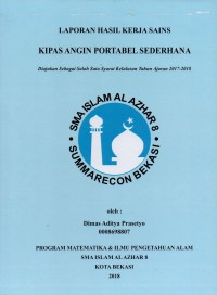 Kipas angin portable sederhana