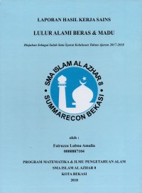 Lulur alami beras dan madu