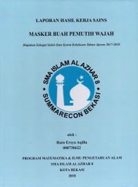 Masker buah pemutih wajah