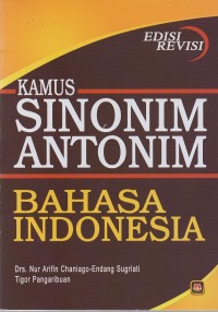 Kamus Sinonim Antonim Bahasa Indonesia