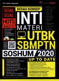 Soal-Soal HOTS: Bedah Kosep Inti Materi UTBK SBMPTN SOSHUM 2020