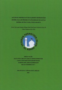 Image of Aplikasi teknik dan manajemen reproduksi domba dalam proses standarisasi kualitas domba di PIAT UGM, Yogyakarta