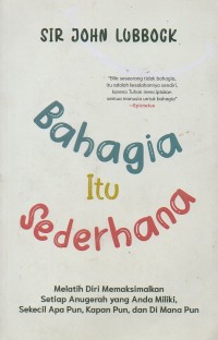 Bahagia itu sederhana