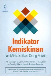 Indikator Kemiskinan dan Misklasifikasi Orang Miskin