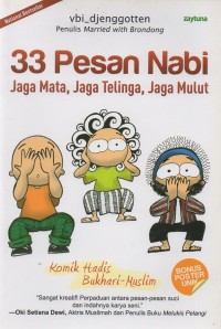 33 pesan Nabi: jaga mata, jaga telinga, jaga mulut