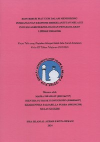 Image of Kontribusi PIAT UGM dalam mendorong pembangunan ekonomi berkelanjutan melalui inovasi agroteknologi dan pengelolahan limbah organik