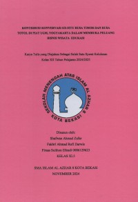 Image of Kontribusi konservasi ex-situ rusa timor dan rusa totol di PIAT UGM, Yogyakarta dalam membuka peluang bisnis wisata edukasi