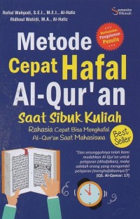 Image of Metode Cepat Hafal Al-Qur'an Saat Sibuk Kuliah