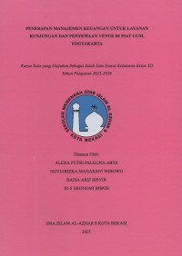 Image of Penerapan manajemen keuangan untuk layanan kunjungan dan penyewaan venue di PIAT UGM, Yogyakarta