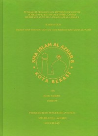 Pengaruh Penggunaan Metode HopScotch Terhadap Efektivitas Pembelajaran Murid Kelas XII IPS 3 SMA Islam Al Azhar 8