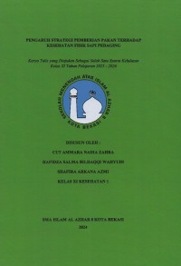 Image of Pengaruh strategi pemberian pakan terhadap kesehatan fisik sapi pedaging