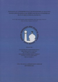 Penggunaan Antioksidan Dalam Pengontrolan Reactive Oxygen Species (ROS) Pada Semen Sapi di Balai Inseminasi Buatan (BIB) Lembang, Bandung