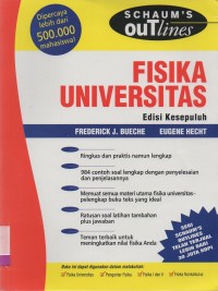 Schaum's outlines: fisika universitas