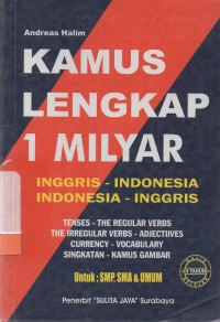 Kamus lengkap 1 milyar inggris-indonesia