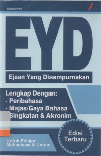 EYD Ejaan Yang Disempurnakan